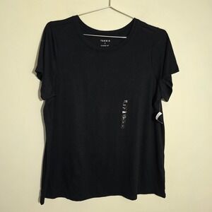 Torrid NWT Women Shirt Black Classic Fit Everyday Tee Short Sleeve Size 3X